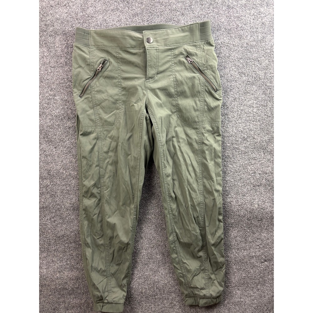 Athleta Joggers Womens 8 Green Trekkie North Hiking Pant Tapered Leg